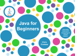 Java for Beginners – Level 3