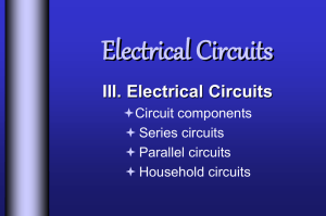 III. Electrical Circuits