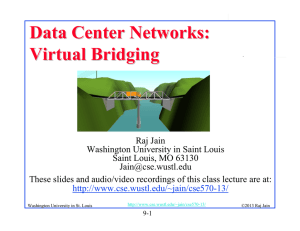 Data Center Networks Virtual Bridging