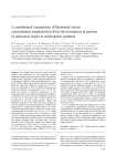 A randomized comparison of liposomal versus conventional