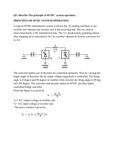 Point out the Limitations and difficulties of HVDC Transmission System