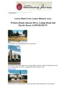 The Lower Hutt Civic Centre Historic Area is a