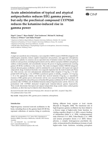 Acute administration of typical and atypical antipsychotics reduces