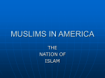 Muslims in America: the Nation of Islam