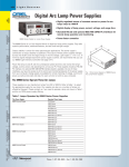 Digital Arc Lamp Power Supplies