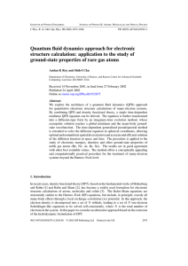 Quantum fluid dynamics approach for electronic - Prof. Shih