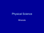 Mineral - APP PHYS SCIENCE
