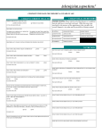 Pediatric Health Record Form – Ages 4-8