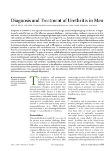 Diagnosis and Treatment of Urethritis in Men