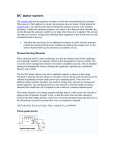 DC motor starters