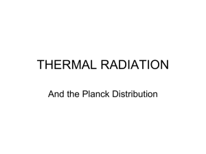 Black Body Radiation and Wien`s Law File