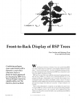 Front-to-Back Display of BSP Trees