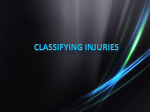 Classifying Injuries