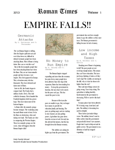 empire falls!! - Holy Family School