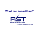 What are Logarithms? - Rocket Science Tutors