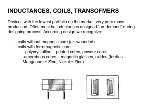 Frequency dependence of inductance