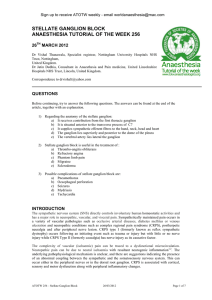 Stellate Ganglion Block