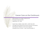 Cancer Care on the Continuum - American Association of Medical