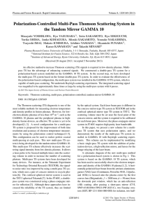 Polarization-Controlled Multi-Pass Thomson Scattering System in