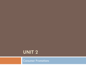 09 Consumer Promotions