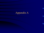Appendix A: Statistics