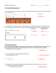 3.4 Making Linear Measurements