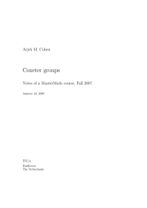 Coxeter groups