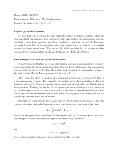 First integrals. Reduction. The 2-body problem.