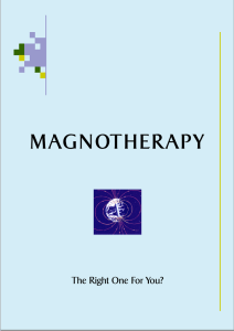 Magnotherapy - The Facts