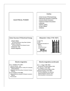 Electro-magnetics Electro