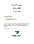 PicoTurbine Wind 101 Preview
