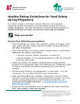 Healthy Eating Guidelines for Food Safety during Pregnancy