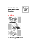 H3 Nutrition Student - Department of Education