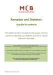 Ramadan and diabetes - Muslim Council of Britain