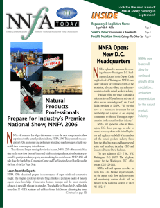 NNFA Today - July 2006 c2 - Natural Products Association