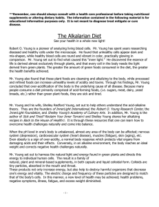 The Alkalarian Diet - My Nutritional Coach