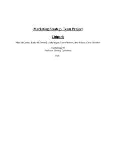 Marketing Strategy Project