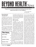 pH is Critical - Beyond Health News Archives