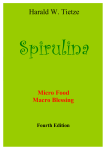 Spirulina E-Book - Australian Spirulina