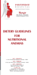 Dietery GuiDelines for nutritional anemias