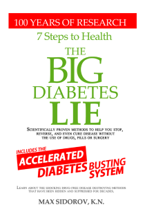 The Big Diabetes Lie - The International Council for Truth in Medicine