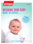 an introduction to weaning your baby…