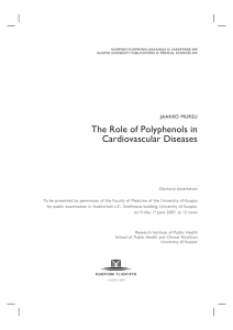The Role of Polyphenols in Cardiovascular Diseases