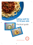 Eating well for 12-18 year olds : practical guide