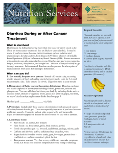 Diarrhea During or After Cancer Treatment