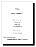 FT:510 FOOD CHEMISTRY Submitted by: Kiran naz O7-arid