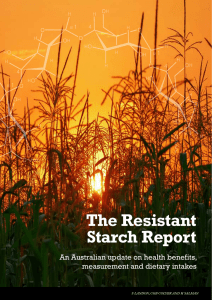 The Resistant Starch Report