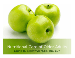 Nutritional Care of Older Adults