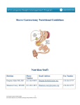 Nutrition Guidelines - NYU Langone Medical Center