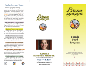 Sattvic Food Program